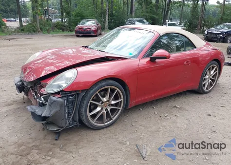 2013 Porsche 911 Carrera из США, поврежденный, VIN WP0CA2A91DS141592